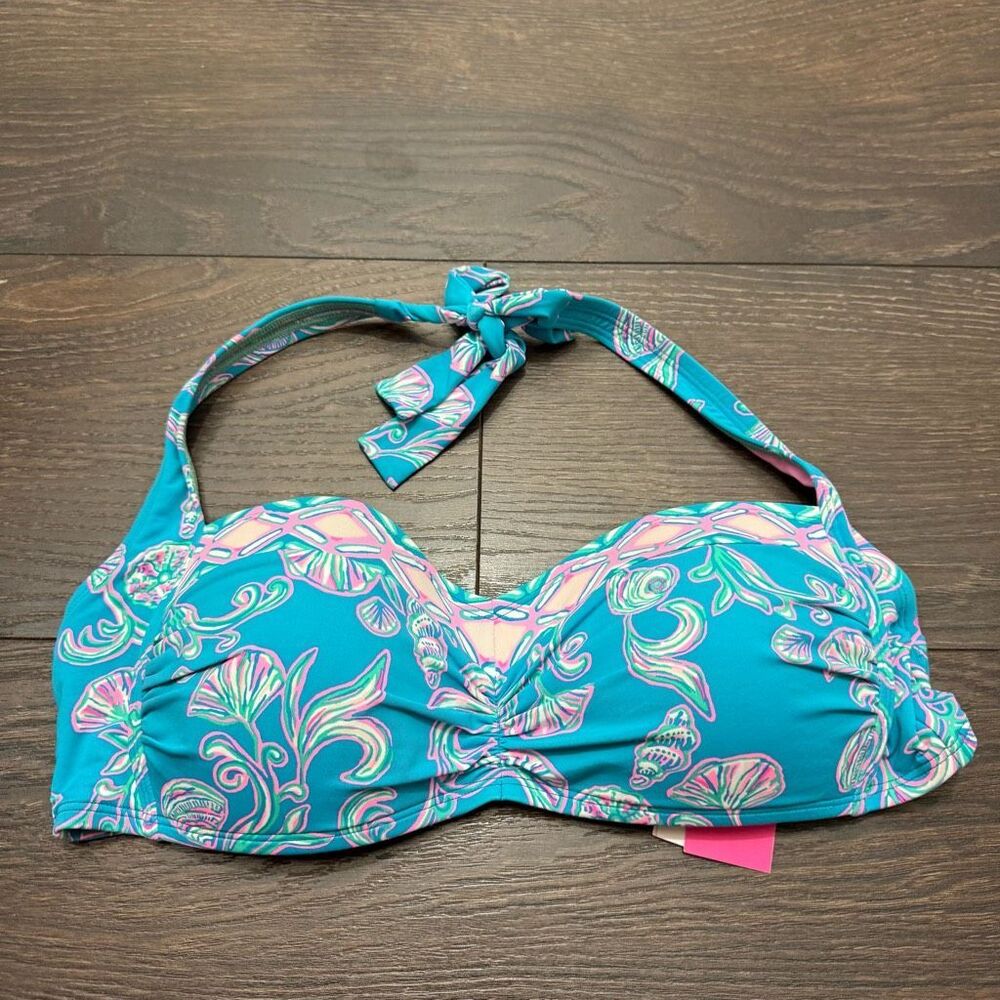 Lilly Pulitzer Women’s 12 Ring Rare Swim Top New